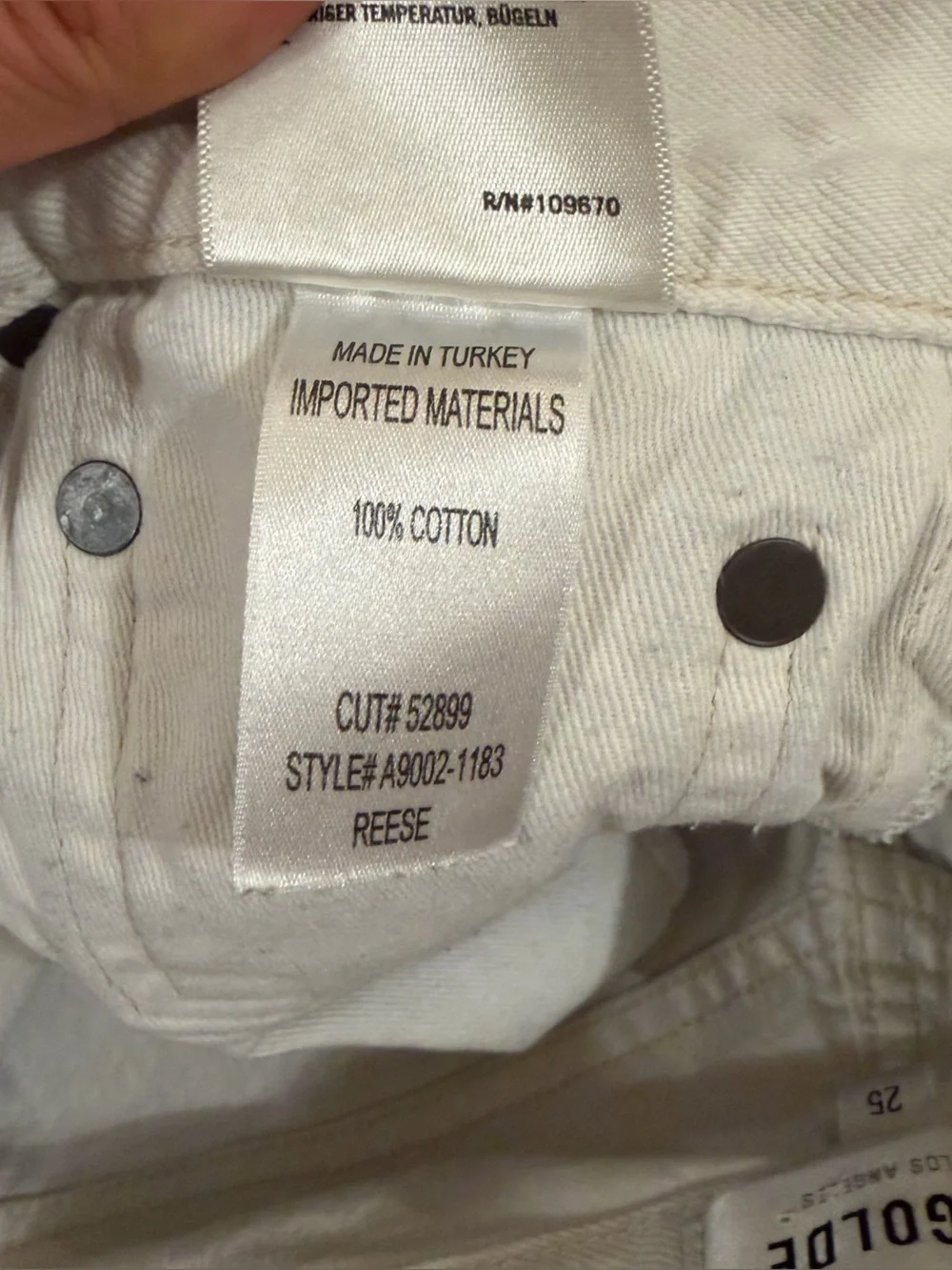 AGOLDE Reese Denim Shorts